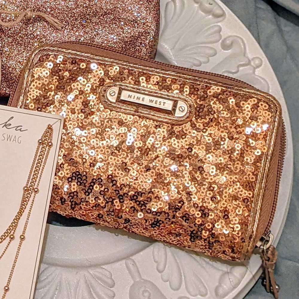 Sequined Nine West Wallet